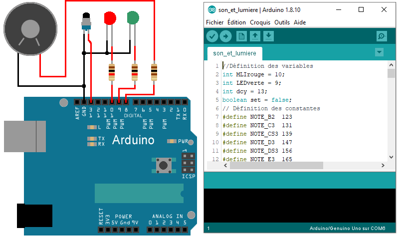 Arduino est un ensemble matériel et logiciel pour réaliser des montages électroniques numériques